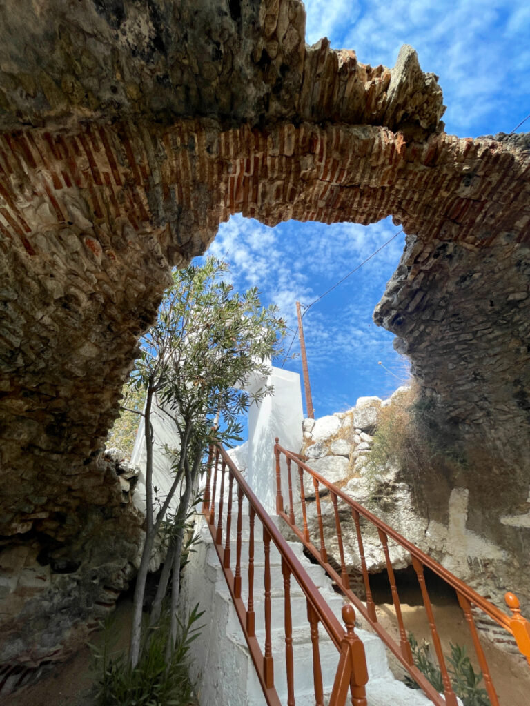 Ancient Roman bath in Pali, Nisyros