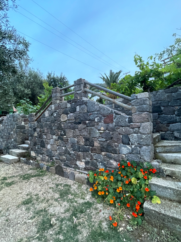 Natural stone wall Greece, Nisyros